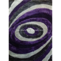 Tufted Carpet Purple &amp; Gray Area Rug